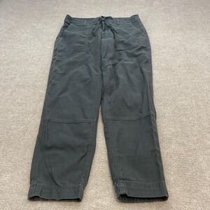 REI Cooperative Pants Mens 34 fits 33x30 Black Jogger Relaxed Fit Cuffed Stretch